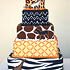 African Style Tower Cake