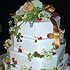 Wedding Cake with Apples & Berries