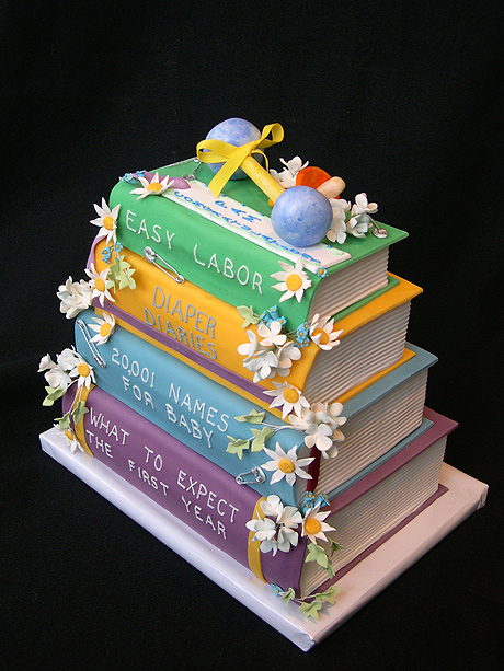 Baby Books Cake