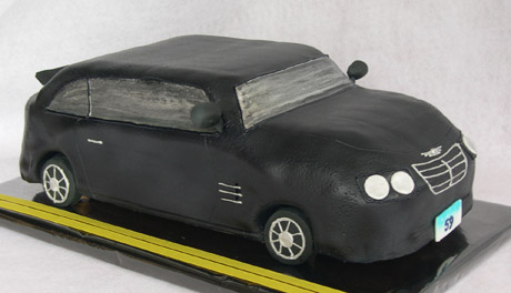 Black Car Cake