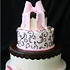Wedding Cake in Pink and Cocoa
