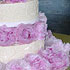 Four Tier Wedding Cake with Fresh Flowers