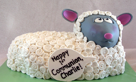 Little Lamb Communion Cake